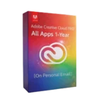 Adobe Creative Cloud PRO All Apps – 1 Year Personal Email Subscription