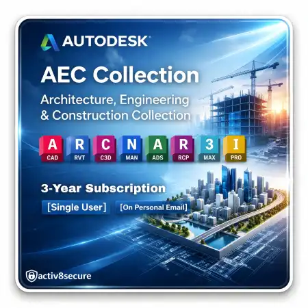 Autodesk AEC Collection – 3 Year Personal Email Subscription