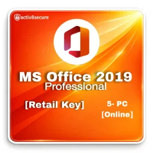 Office 2019 Pro Plus Retail License – 5 PC