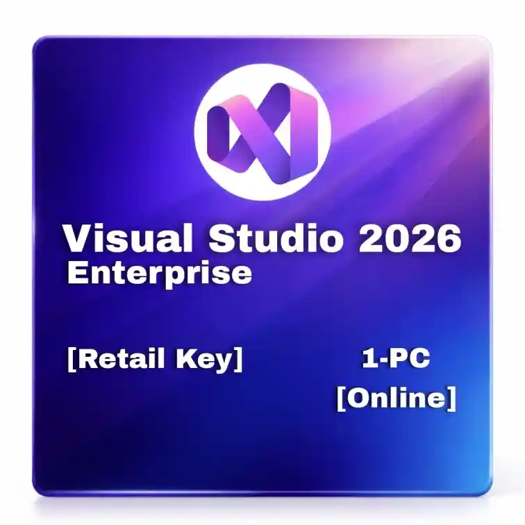 Visual Studio 2026 Enterprise 1PC Retail Lifetime