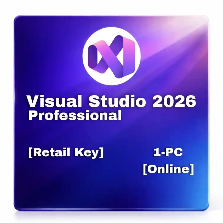 Visual Studio 2026 Pro 1PC Retail Lifetime License