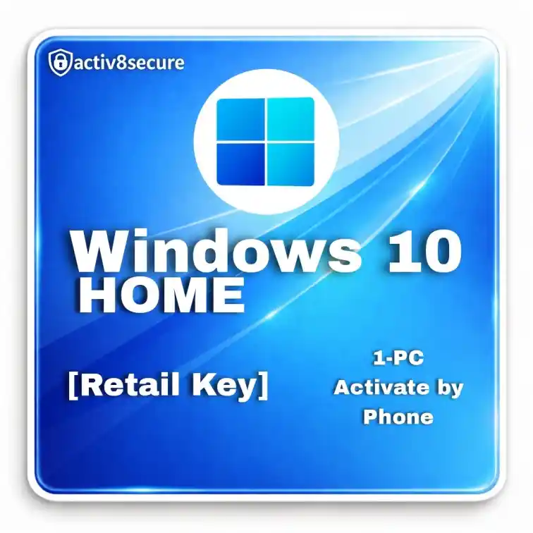 Windows 10 Home Retail License Key – Phone Activation
