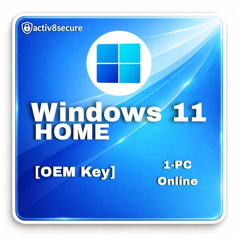 Windows 11 Home OEM License Key – Online Activation
