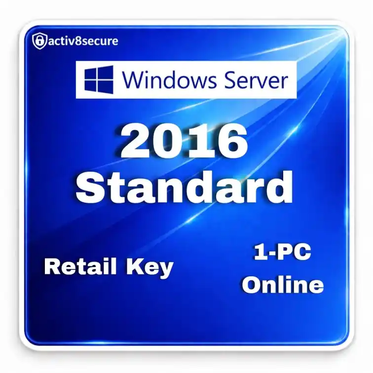 Windows Server 2016 Standard Retail License Key